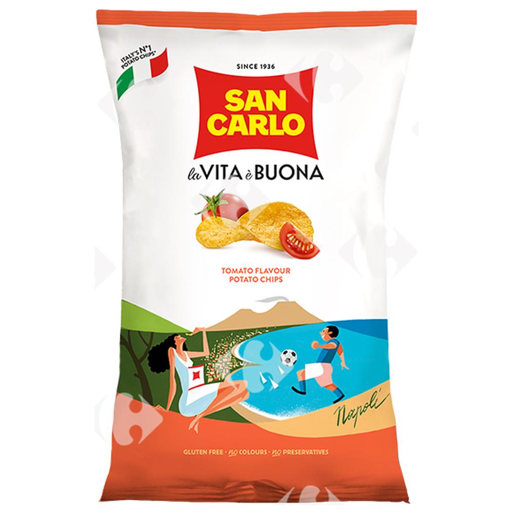 Chips Tomate Sancarlo 50g.