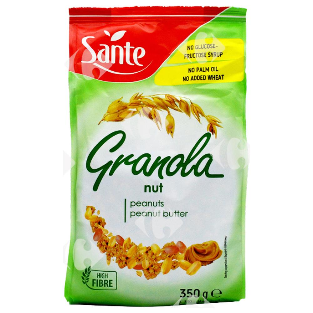 Muesli Coco Cacahuètes Granola Sante 350g.