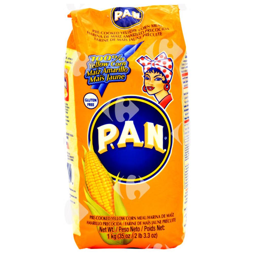 Farine de Maïs Jaune Sans Gluten Pan 1kg.