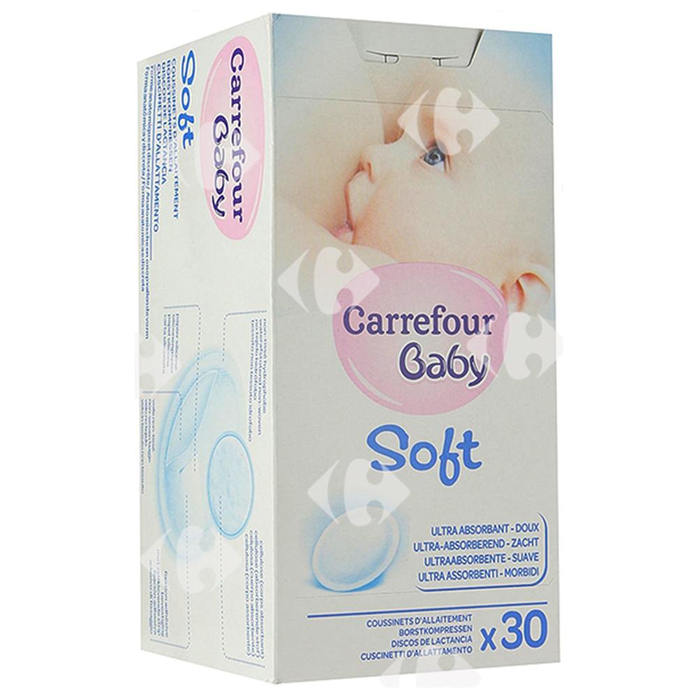 [638009] Coussinets d'Allaitement Bébé Carrefour 30 unités