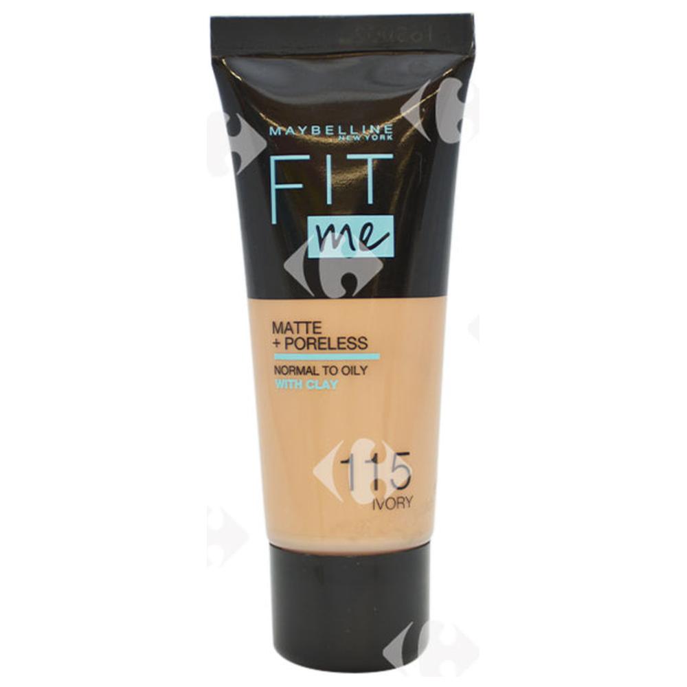 [567027] Fond de Teint Fit Me Mat Ivory 115 Maybelline.