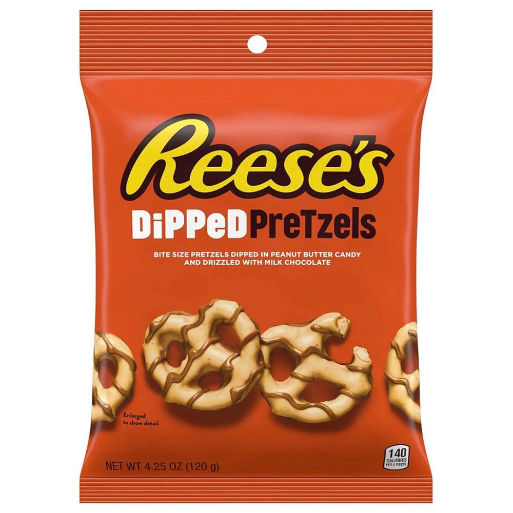 [688765] Biscuits Bretzels Enrobés de Chocolat Reese's Hershey's 120g.