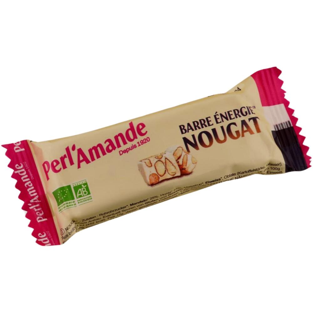 [713704] Barre Nougat Blanc Bio Perl'amande 20g.
