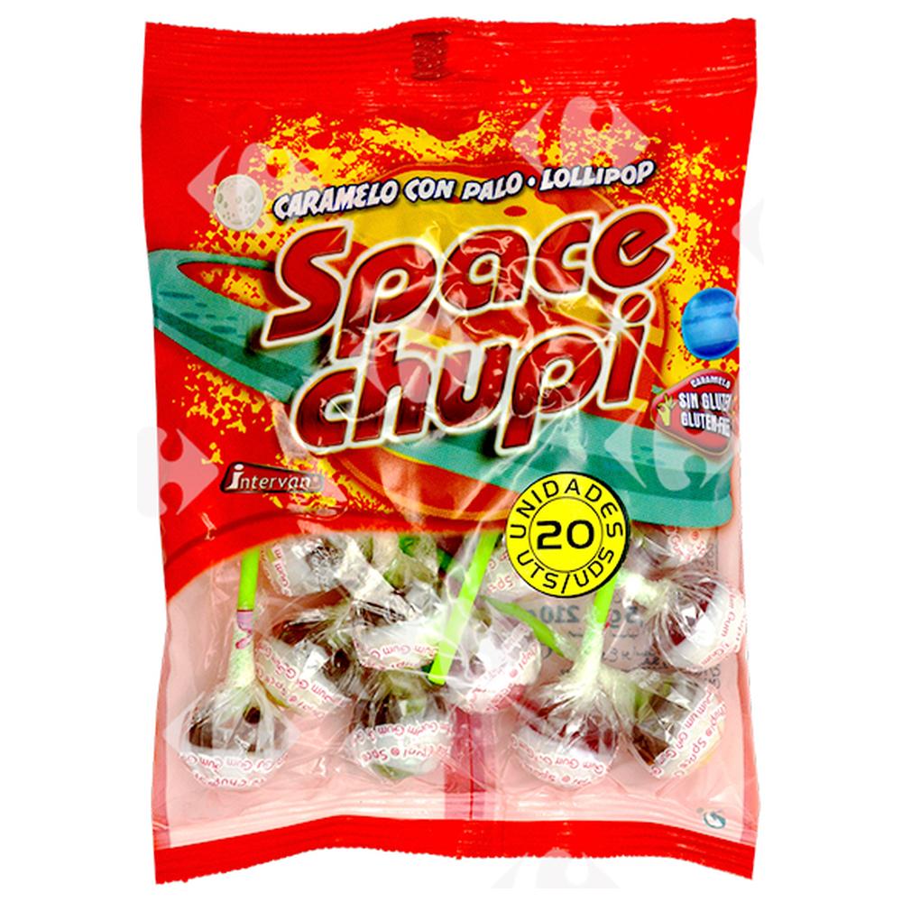 [609662] Sucettes Duo Sans Gluten Space Chupi 20 unités