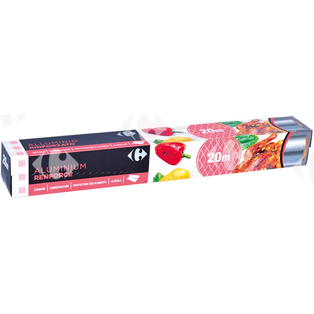 [162270] Rouleau Aluminium Renforcé Carrefour 20m.