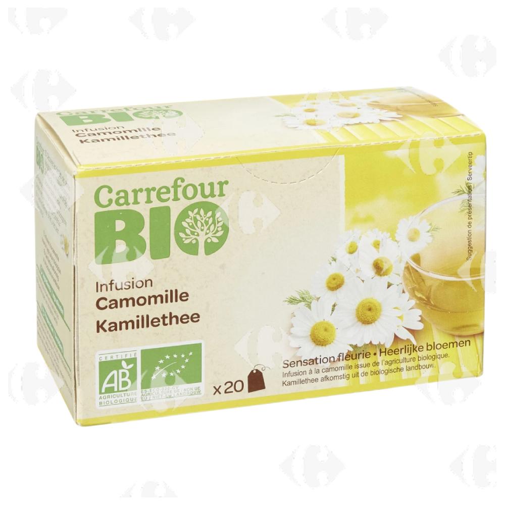 Infusion Camomille Carrefour Bio 20 unités