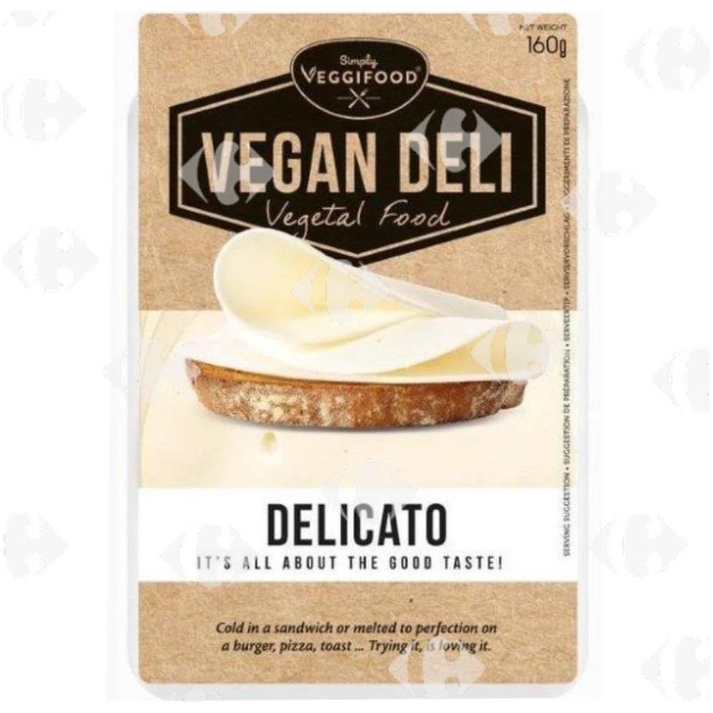 [693677] Fromage Mozzarella Vegan en Tranches Delicato Vegan-Deli 160g.