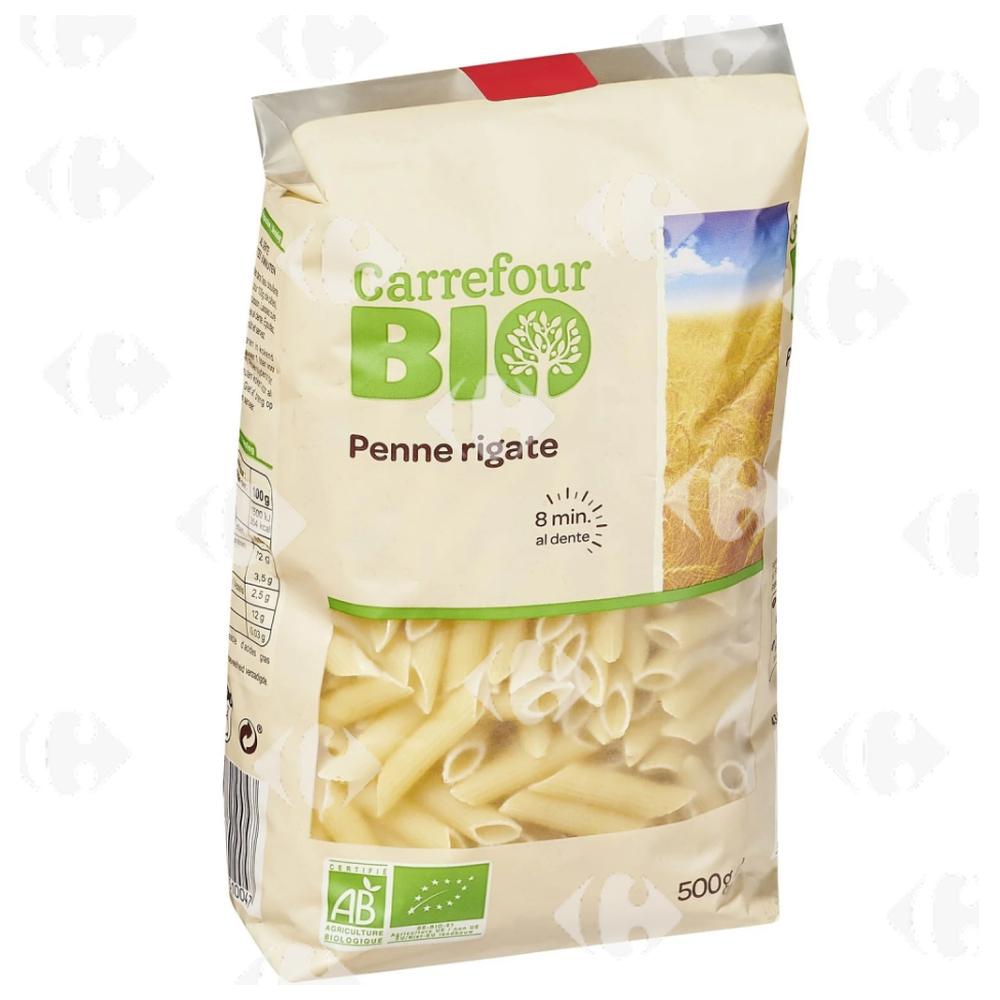 Pâtes Penne Rigate Carrefour Bio 500g