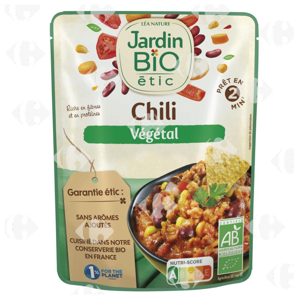 [683134] Plat Cuisiné Chili Végétal Bio Jardin Bio 250g
