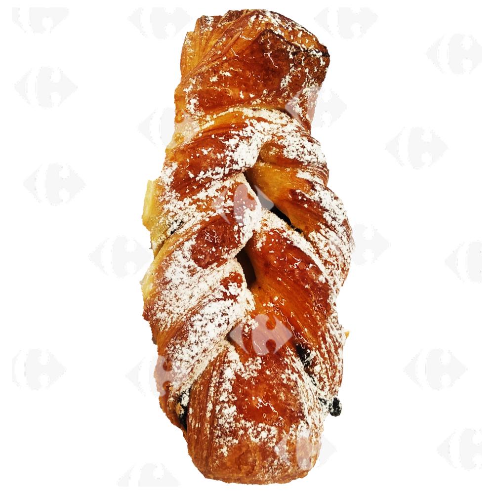 Mini torsade aux pépites de chocolat à la pièce.