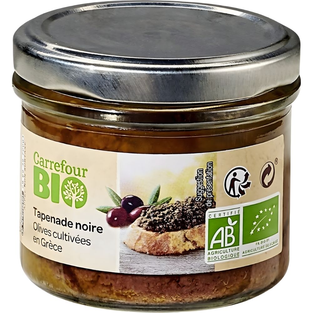 [657418] Tapenade Bio noire Carrefour Bio 100g