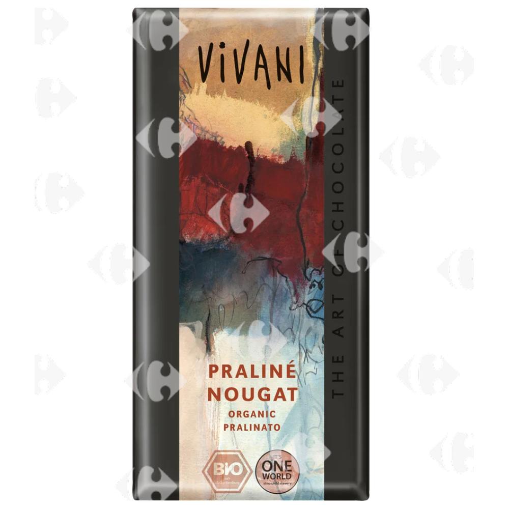 [683291] Tablette de Chocolat Praliné Bio Vivani 100g