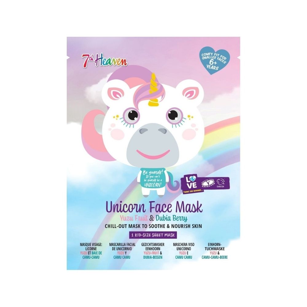 [720284] Masque Tissu Enfant Unicorn 7th Heaven