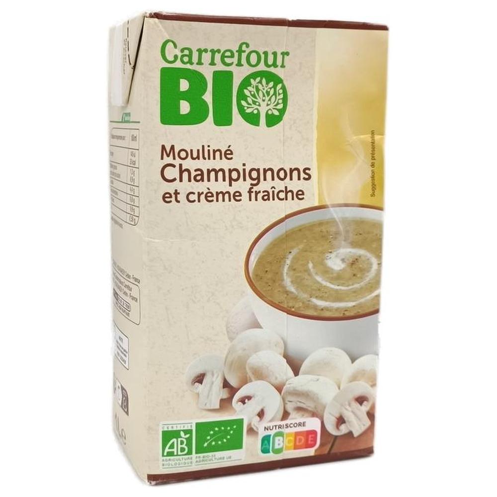 Velouté Champignon Carrefour Bio 1L.