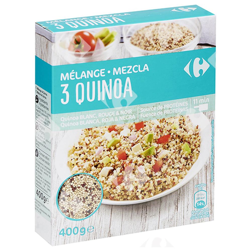 Mélange des 3 Quinoa Carrefour 400g
