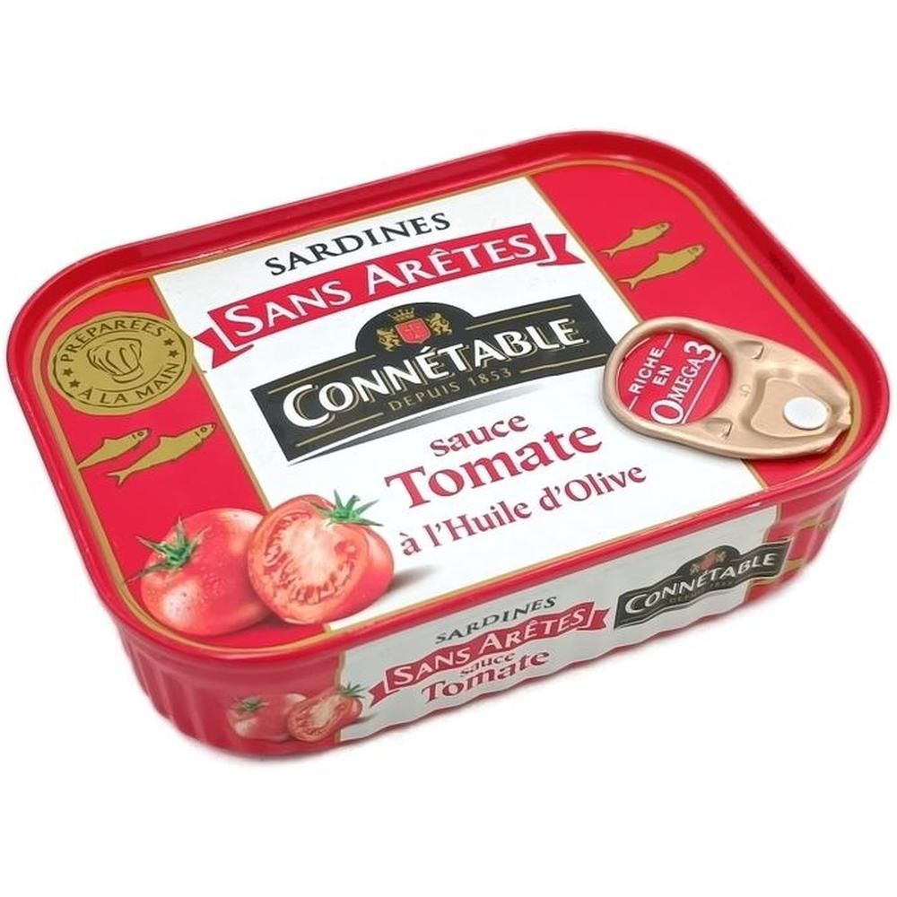[643322] Sardine Sans Arêtes Sauce Tomate Connétable 140g.