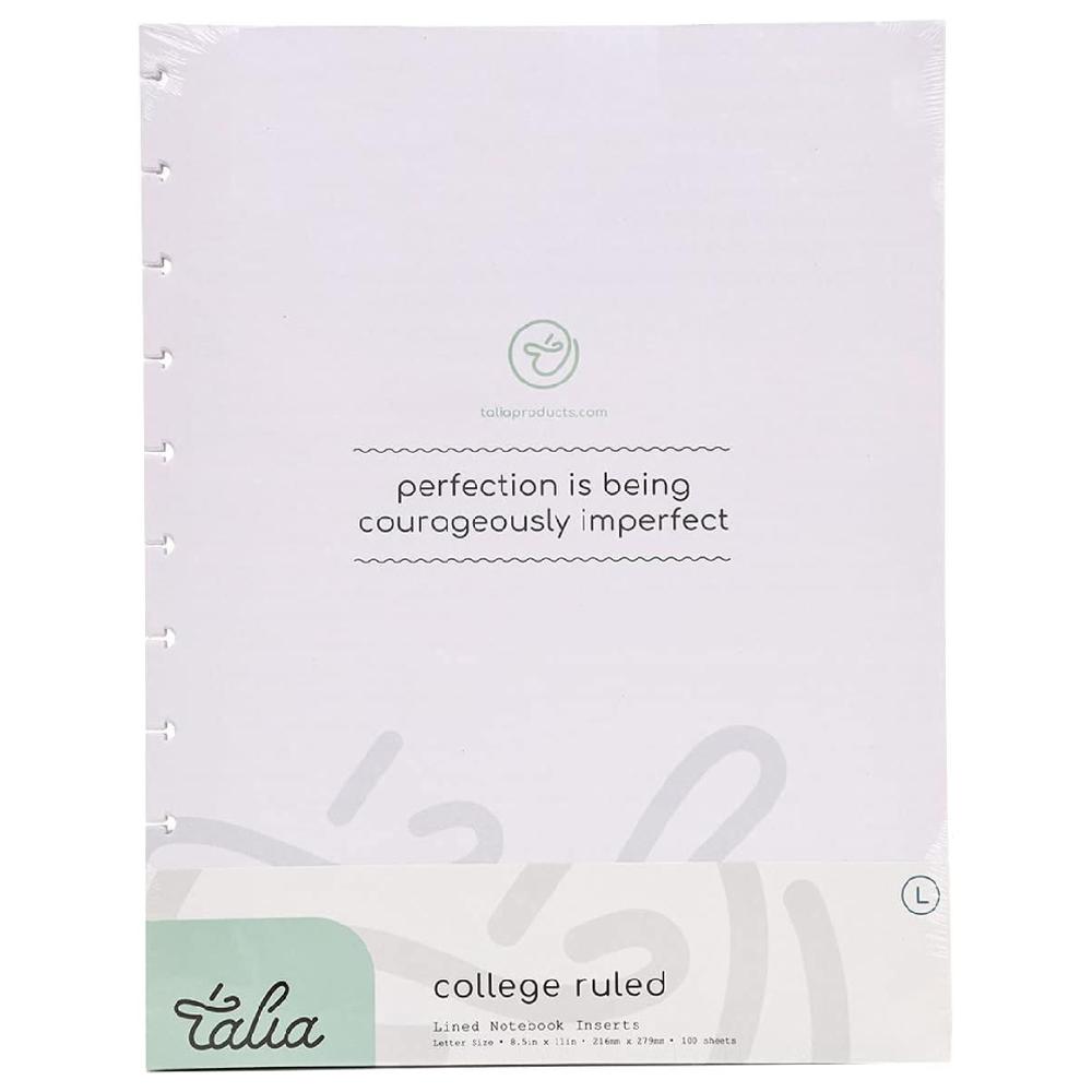 [718764] Recharge Papier A4 pour Planner Smart TALIA 29,7x21cm 60 feuilles