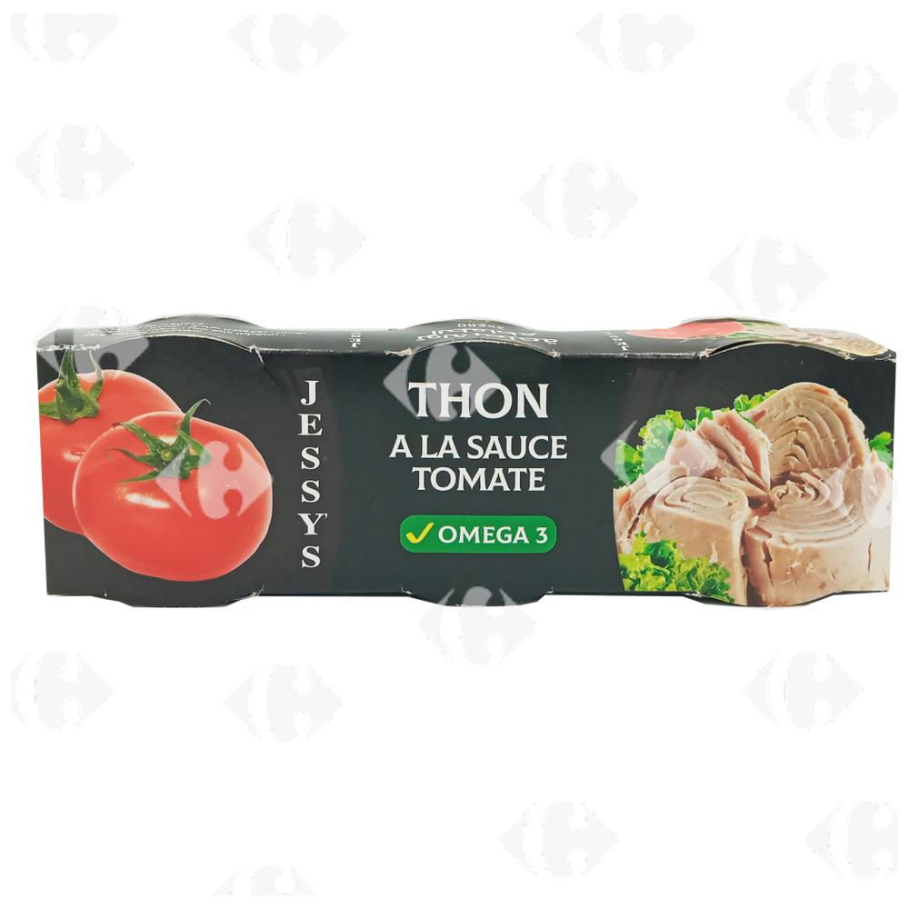 [629061] Consèrve de Thon à la Sauce Tomate Jessy's 3x85g.