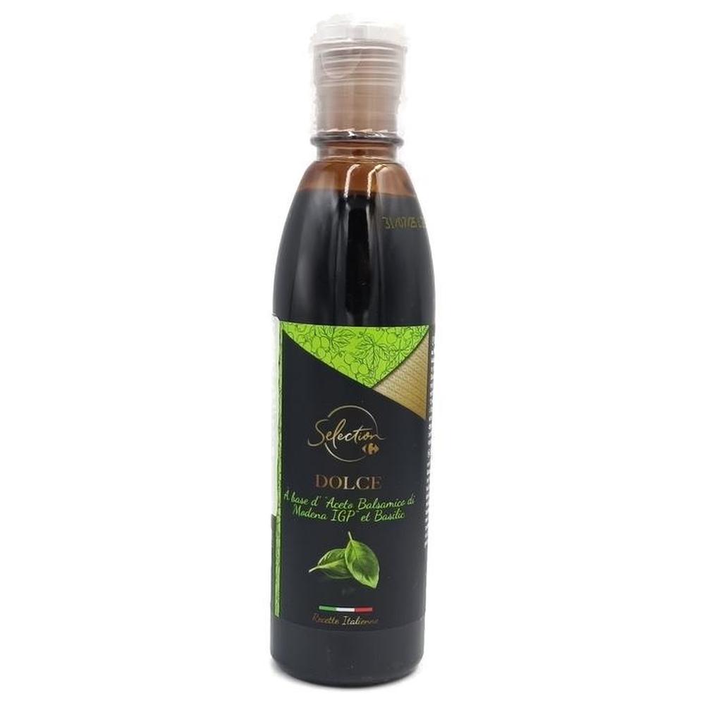 Vinaigre Balsamique au Basilic Carrefour Selection 25cl.
