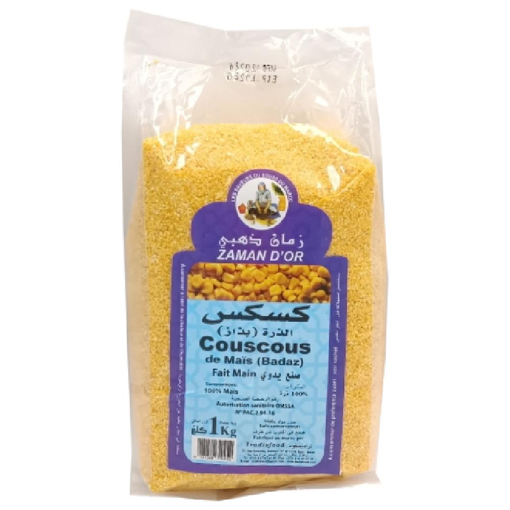 [537582] Couscous de Maïs Moyen Zaman d'Or 1kg.