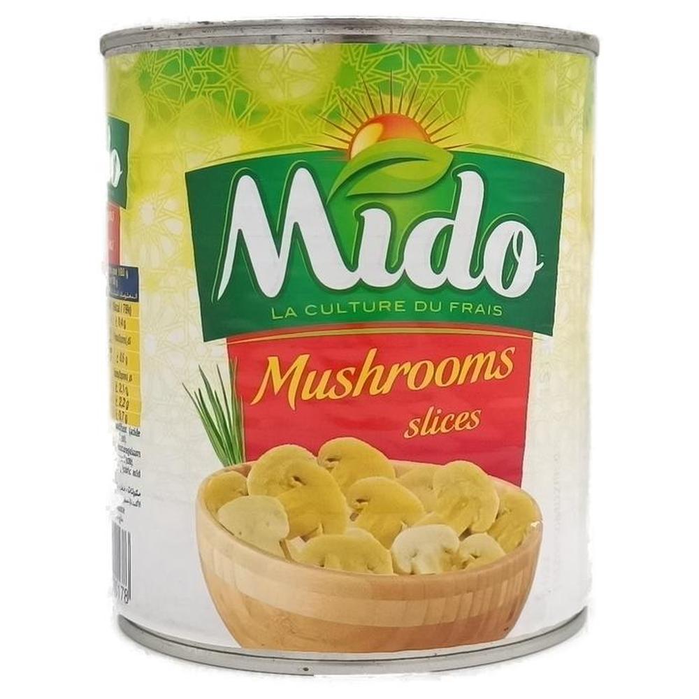 Conserve de Champignons Mido 800g.