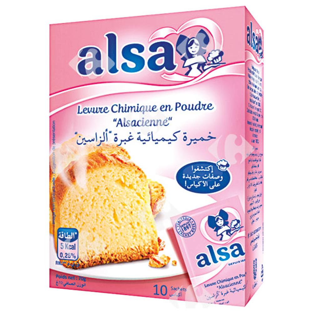 [9849] Levure Chimique Alsa 10 unités.