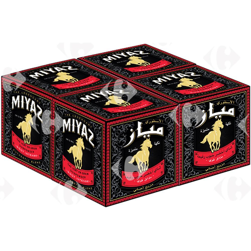 Lot de 4 Thés verts en grains Miyaz 100g + 2 Gratuits.