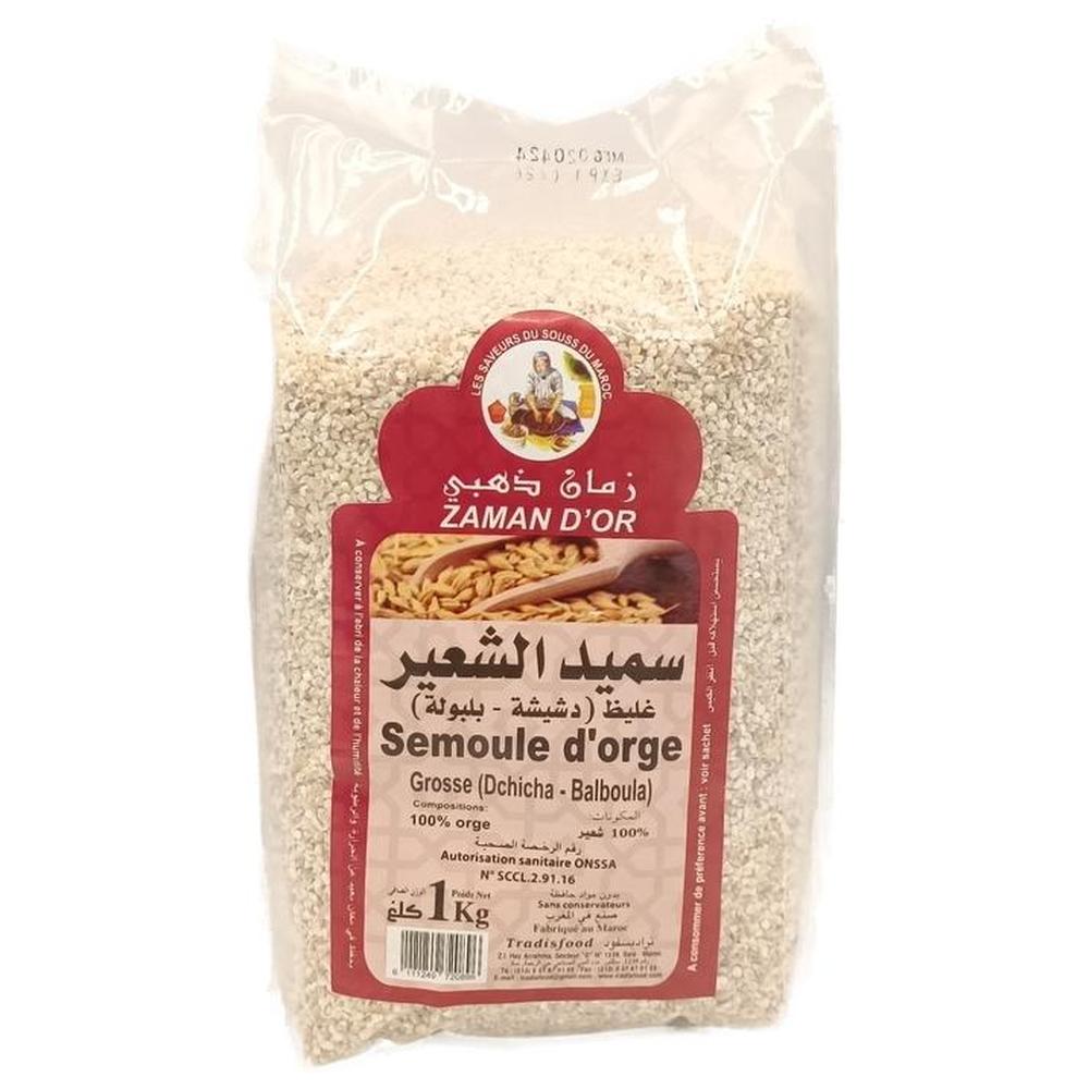 Semoule d'Orge Grosse Zaman d'Or 1kg.
