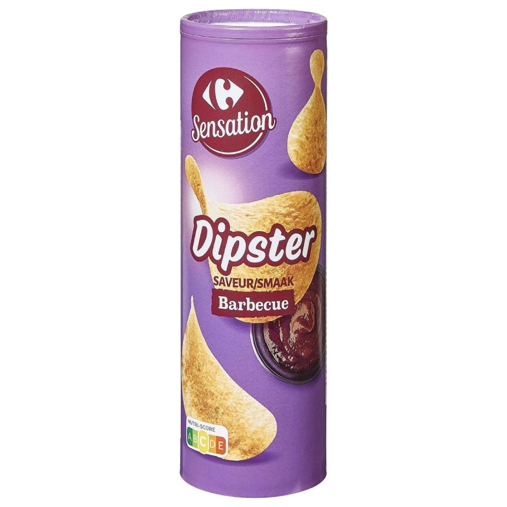 [710403] Chips Tuiles Barbecue Carrefour Sensation 175g