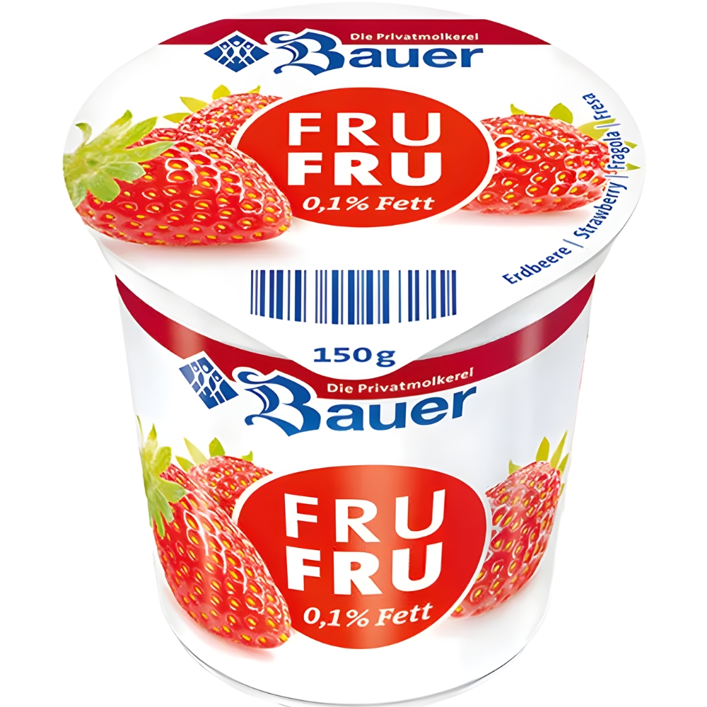 Yaourt Fruits Mix Fraise Bauer 150g