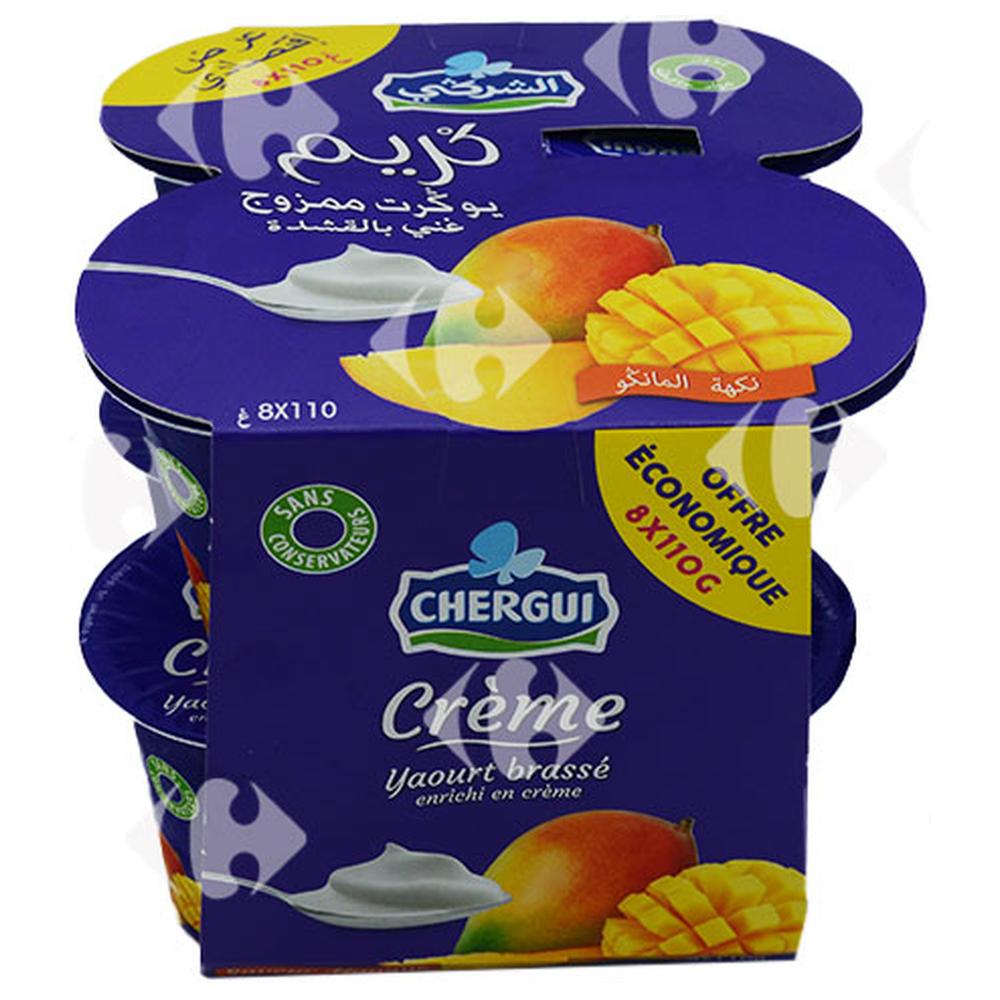 [545442] Pack Yaourt Ferme Mangue Jnane Chergui 8x110g.