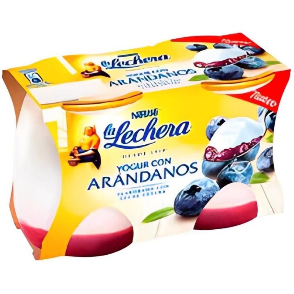[672922] Yaourt à Cuillère Coulis Myrtille La Laitière Nestlé 2x125g.