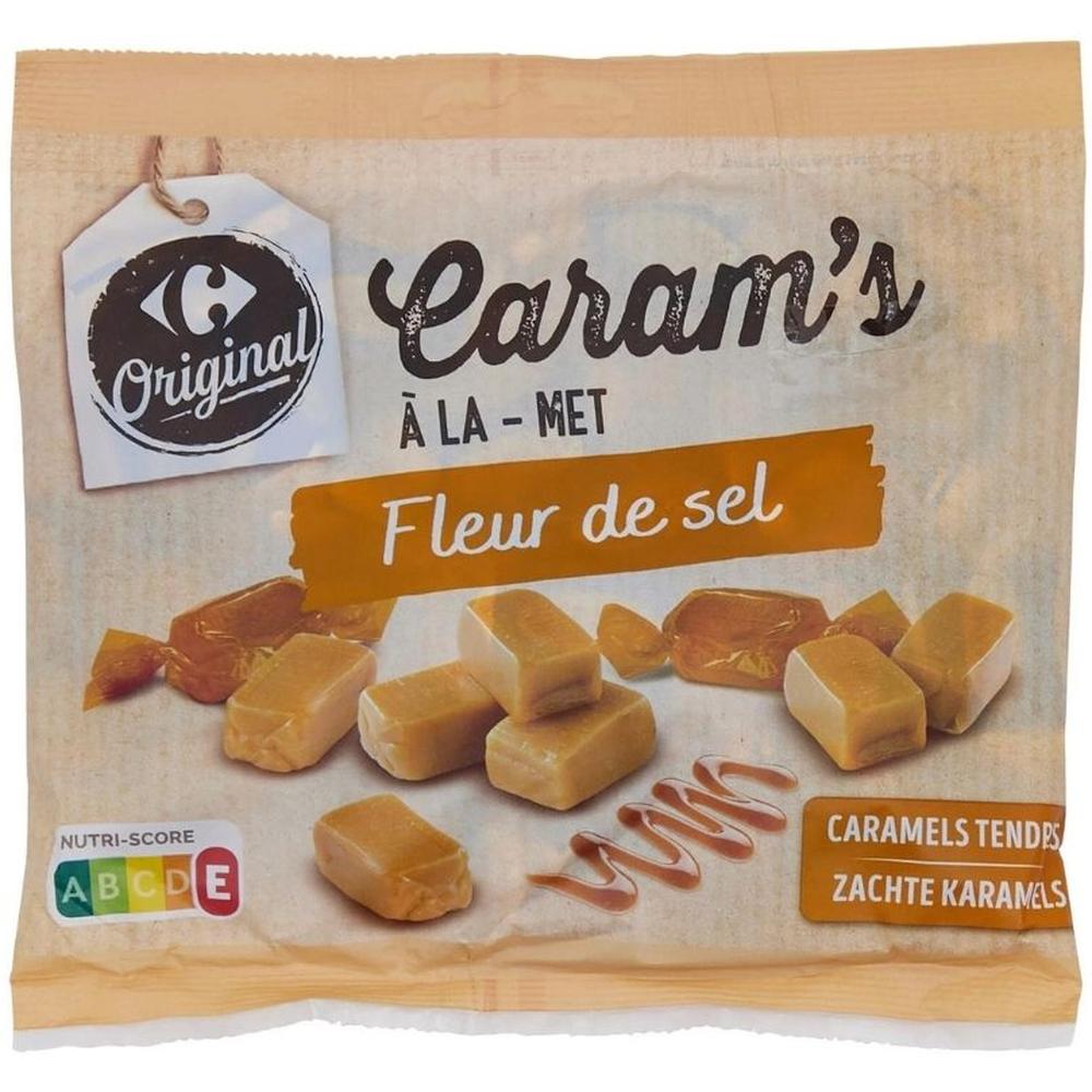 Bonbons Caramels Tendres Fleur de Sel Carrefour Original 165g
