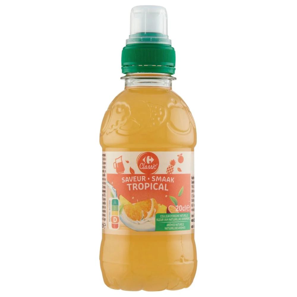 Boisson Tropical en Poche Carrefour Classic 20cl.
