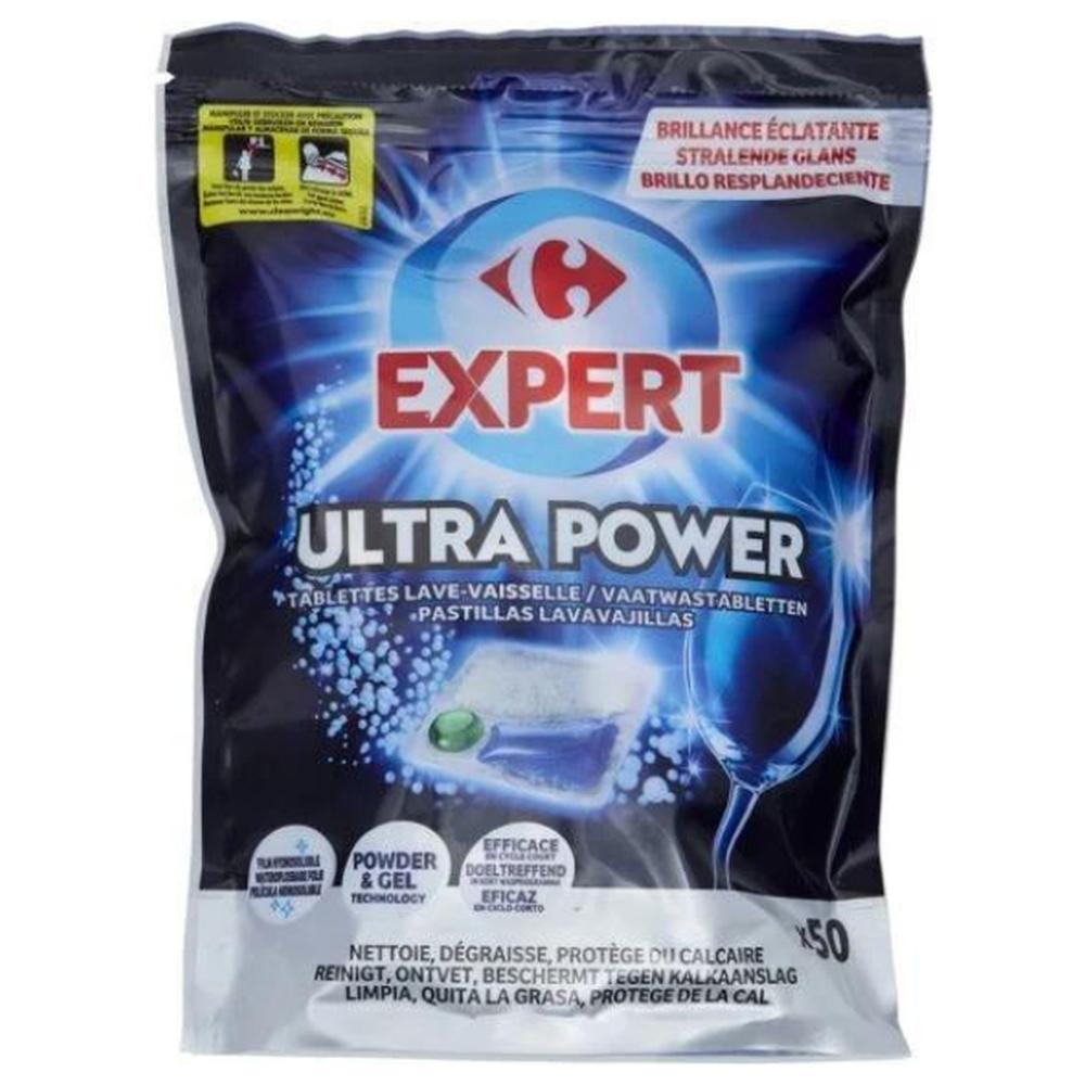 [708073] Tablette Lave-Vaisselle Ultra Power Carrefour Expert 50 unités