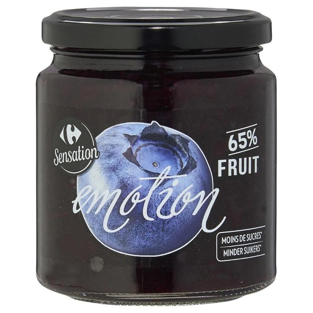 [704404] Confiture Myrtille Carrefour Sensation 330g