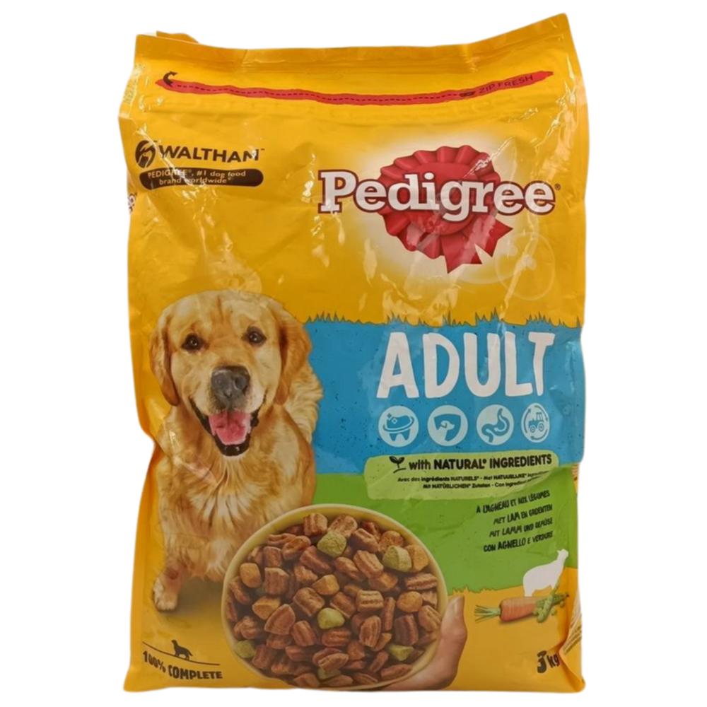[168054] Croquettes au Bœuf et Légumes pour Chiens Adultes Pedigree 3kg