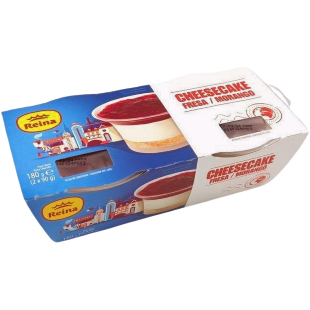 [684224] Cheese Cake Fraise Morango Reina 2x90g.