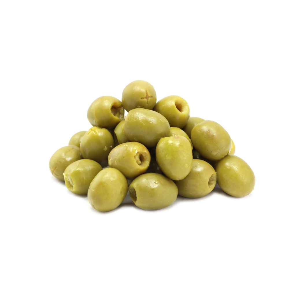 [659170] Bocal Olives Vertes Dénoyautées 190g