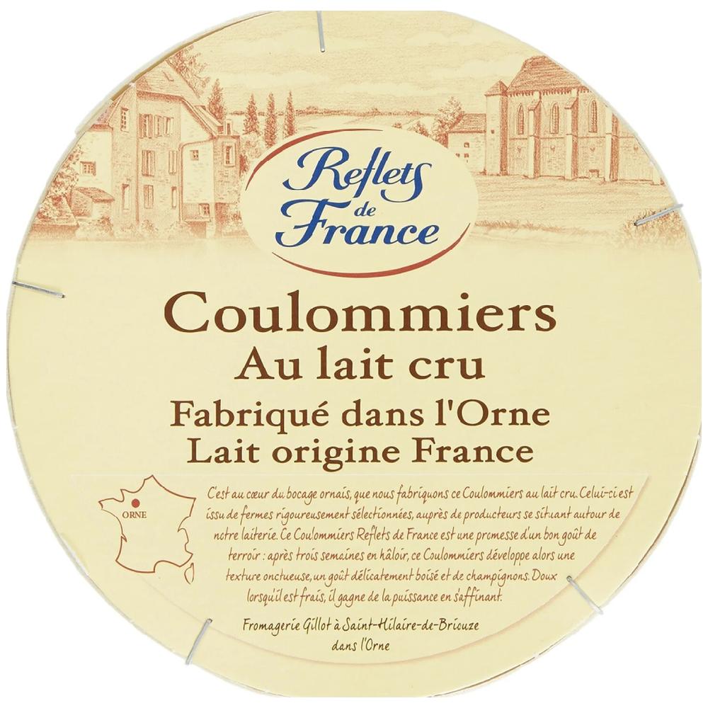 [712658] Coulommiers au Lait Cru Reflets de France 350g.