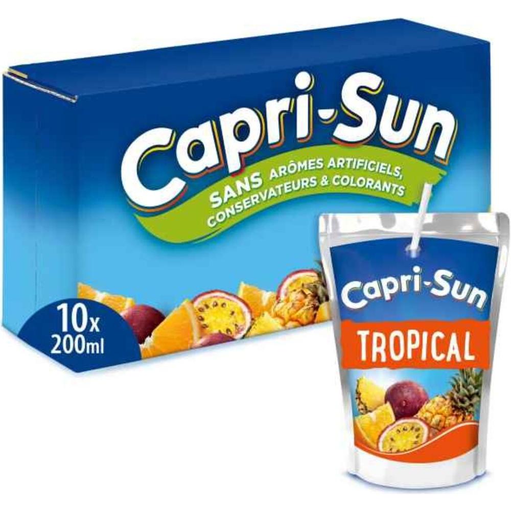 Pack Boisson aux fruits Tropical Capri Sun 10x20cl.