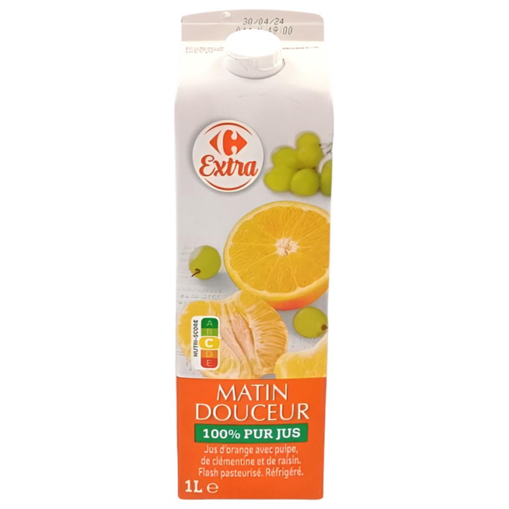 [571861] Jus d'Orange/Clémentine/Raisin Carrefour 1L.