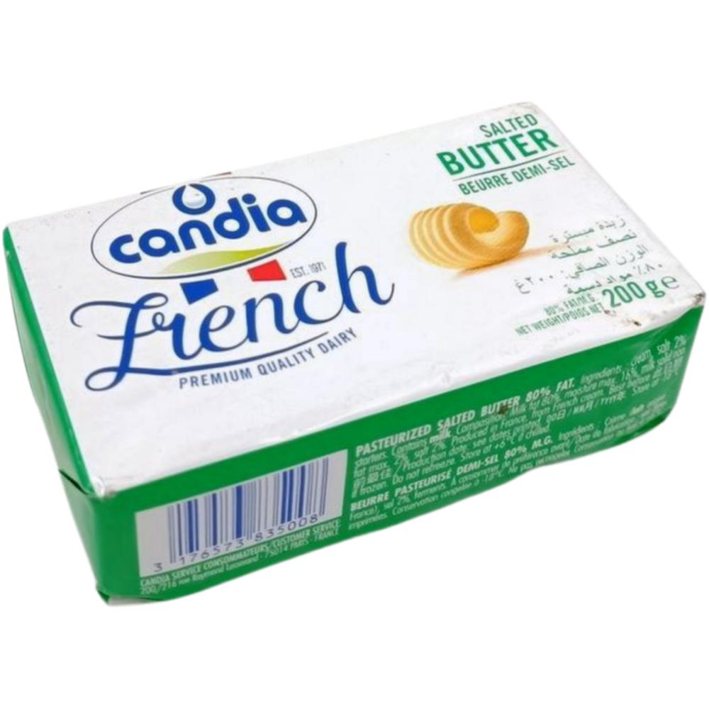 [682361] Beurre 82% de matières grasses Demi Sel Candia 200g.