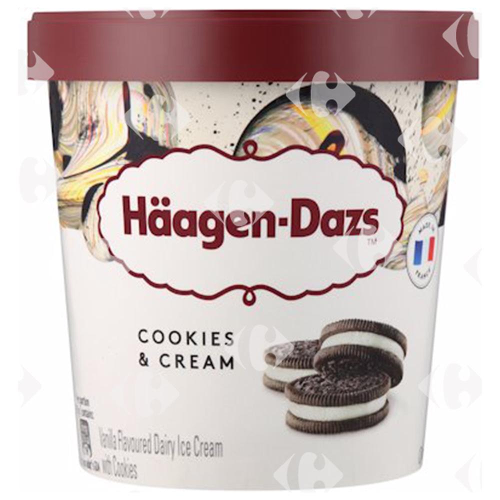 [587234] Pot Glace Cookies and Cream Haagen Dasz 460ml.