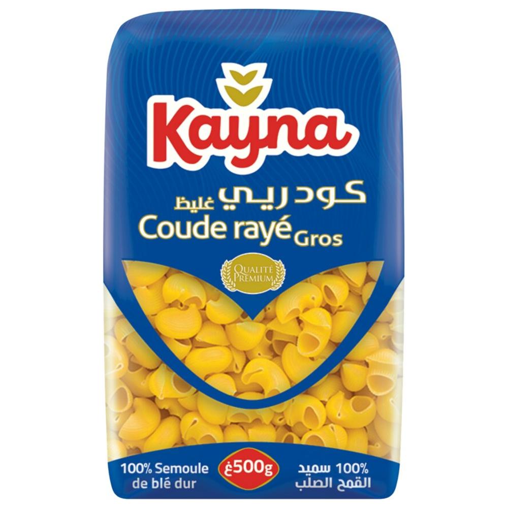 [360944] Pâtes Coudes Rayé Gros Kayna 500g.