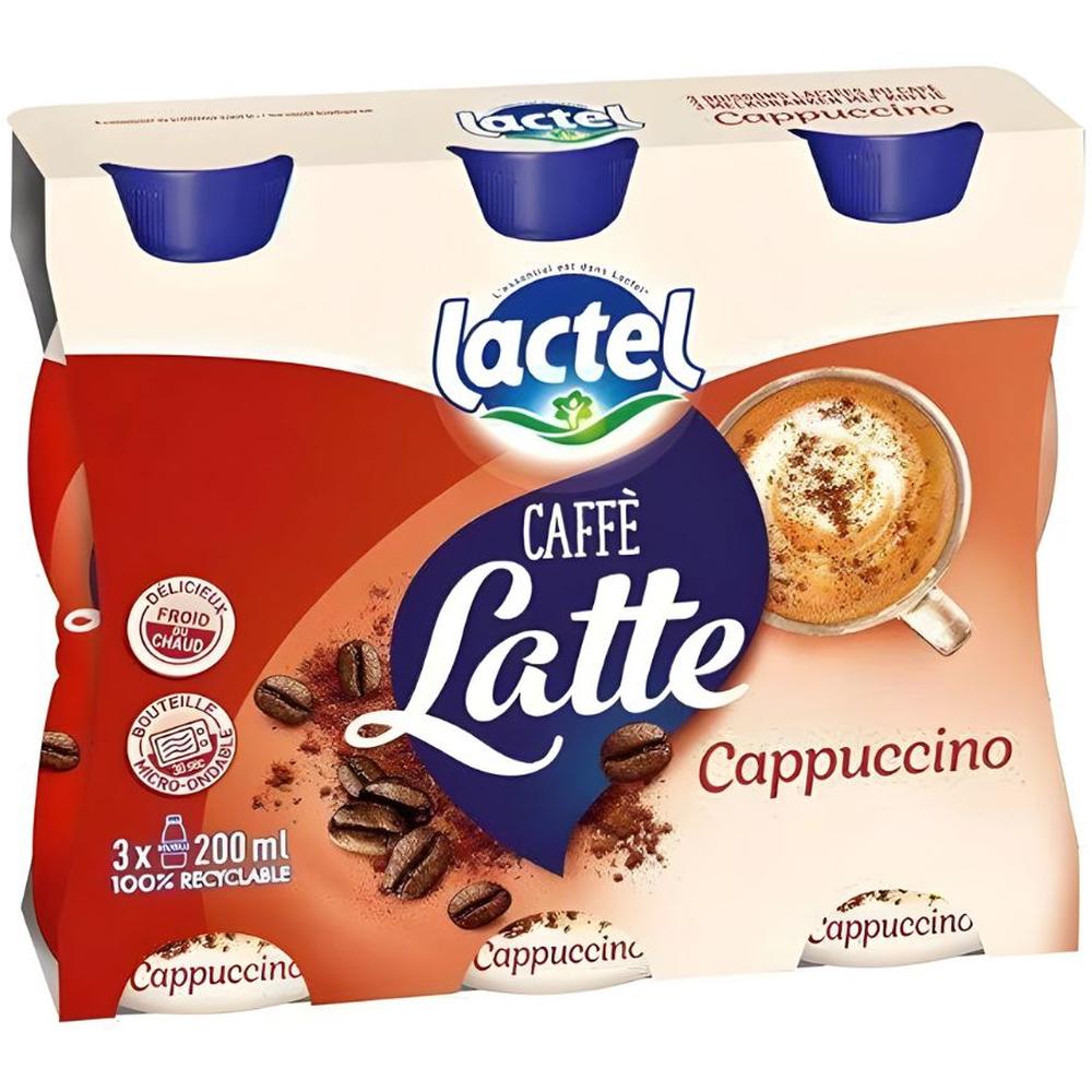 [710599] Latte Cappuccino UHT Lactel 3x200ml.