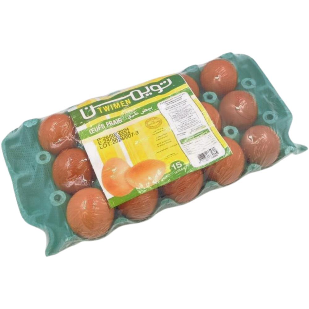 [706400] Plateau Oeufs Twimen 15 unités.
