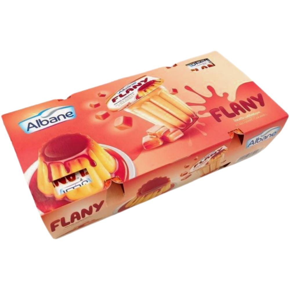 Pack Flan Nappé Caramel Albane Flany 8x80g.