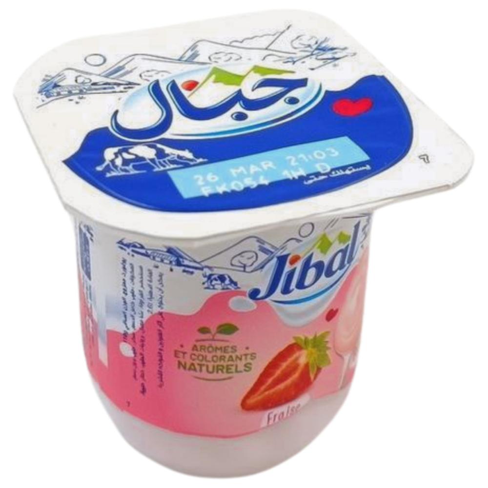 [365604] Yaourt Velouté Crémeux Fraise Jibal 110g.