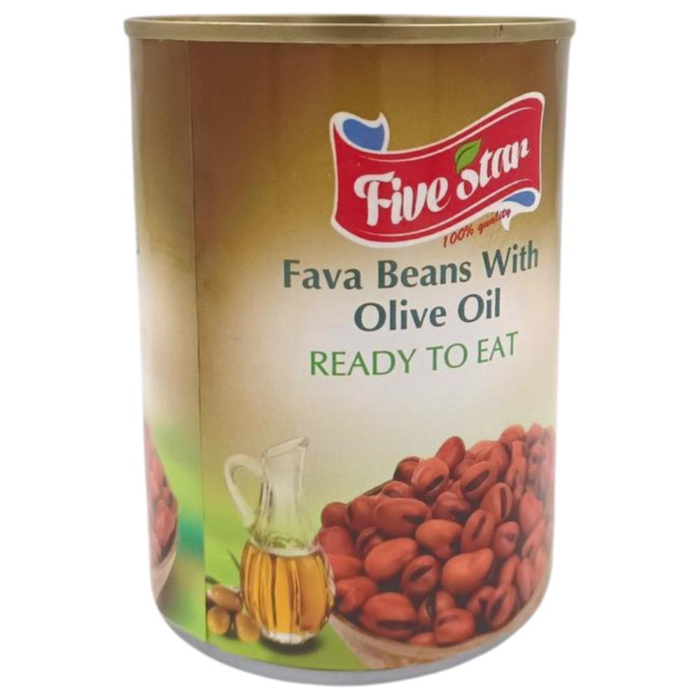 Conserve Foul Moudamas Huile Olive Five Star 400g.
